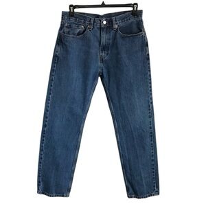 Levi's 505 Men's 34x32 Classic Medium Blue Regular Fit Straight Leg Jeans in EUC